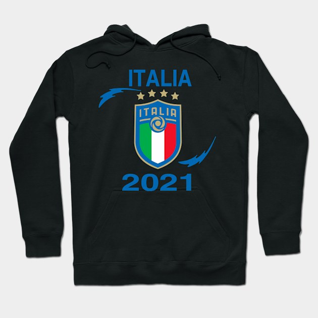 Collectible Italian Jersey Soccer 2021 Champions Italia Hoodie by Fomah